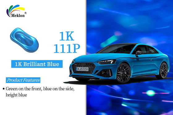 1K Блестящий синий покрытие кузова автомобиля Автомобильная краска Ржавостойкая быстрая сушка 1K Металлическая краска