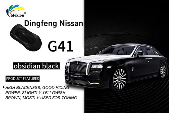 Dongfeng Nissan G41 Обсидиан Черный Окончание Автомобильная краска Металлическая Светлая Акриловая