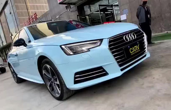 Готовая смешанная автомобильная краска для Audi LX5D Glacier Blue с соответствующим цветом пальто