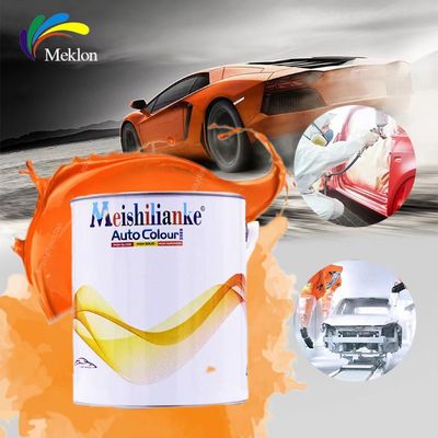 Оранжевая автомобильная основополагающая краска акриловая Aotu покрытие для ремонта автомобилей