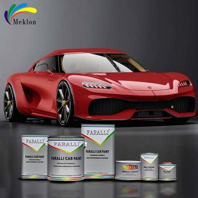 Красная краска для автомобилей - яркая для ремонта
