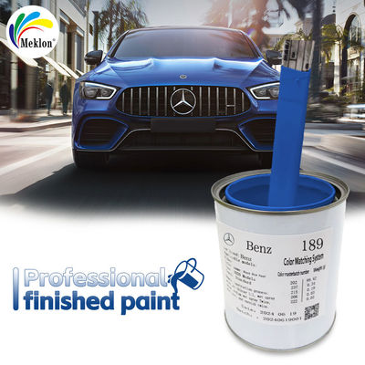 Автомобильная краска Benz 189 Black Blue Pearl, готовая к смешиванию, подходит как для частичного, так и для комплексного ремонта
