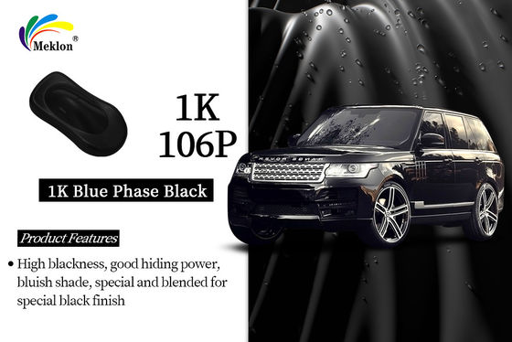 1K Синяя фаза Специальная черная краска Высокая твердая система Авторефинировка краски для ремонта автомобилей