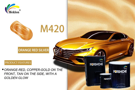 Прочная термостойкая оранжево-красная автомобильная краска, без запаха, металлическая, аэрозольная краска для автомобилей