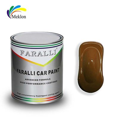 Автопокрытие 1K Прозрачное железо Желтое акриловое Окончание Блестящая автомобильная краска