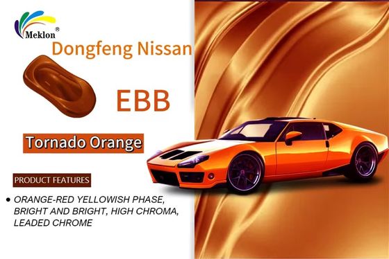 Dongfeng Nissan EBB Tornado Orange Автомобильная реставрационная краска Низкий уровень ВОК