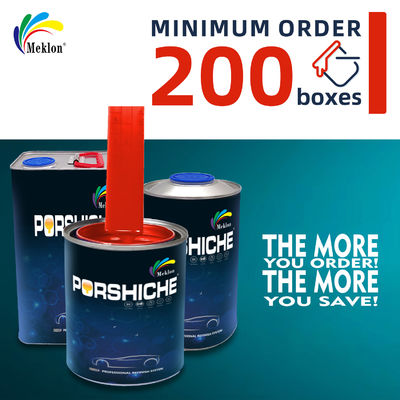 ISO MSDS Автомобильная краска верхний слой без запаха Красный Оранжевый Цвет Экологически чистый