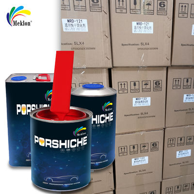 ISO MSDS Автомобильная краска верхний слой без запаха Красный Оранжевый Цвет Экологически чистый