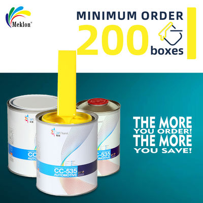 Автомобильная машина для окрашивания кузова 1K Желтый основной слой жемчужные цвета Кристальное покрытие Автомобильная распыльная краска