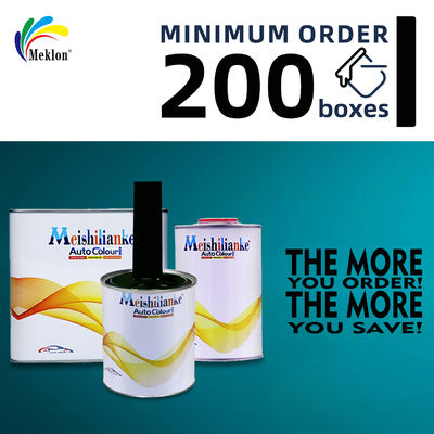 2K черная автомобильная краска верхний слой для высокой твердости и стойкости к царапинам