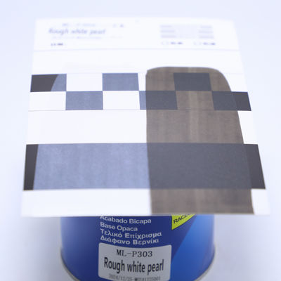 Высокий твердый авторефиниш 1K Грубая белая жемчужная лака Высокий блеск Прозрачная смесительная система покрытия смолы Жидкое покрытие Спрей фабрика