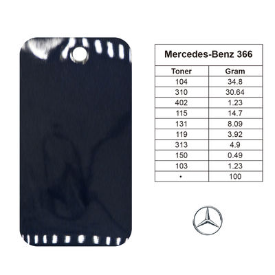 Премиальная 1K синяя жемчужная акриловая автомобильная краска для Mercedes-Benz DB366