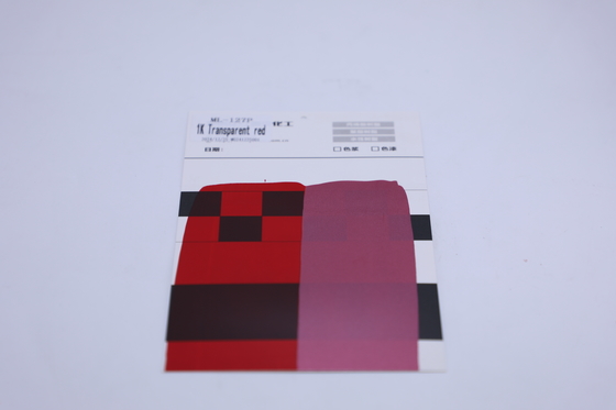 Сверхпрочная прозрачная красная автомобильная краска с защитой от царапин, УФ-защитой и экономичностью для восстановления и кастомизации автомобилей