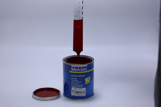 Сверхпрочная прозрачная красная автомобильная краска с защитой от царапин, УФ-защитой и экономичностью для восстановления и кастомизации автомобилей