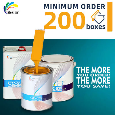 Высокоэффективная быстросохнущая акриловая краска для автомобилей Sunny Yellow, устойчивая к ультрафиолету