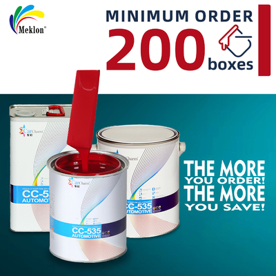 Профессиональная высокопроизводительная быстрая сушка Классическая чистая красная акриловая автомобильная краска с отличной износостойкостью и устойчивостью к царапинам, промышленной прочностью и долговечностью