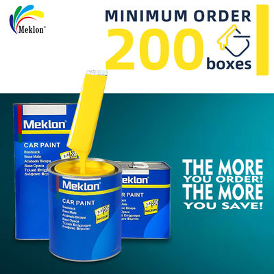 Горячая продажа и эффективный ремонт автомобильной краски 1k2k лимон желтая автомобильная краска