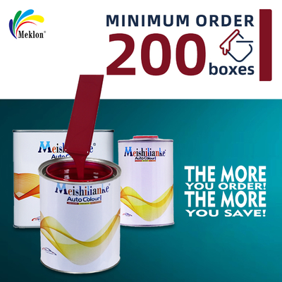 Высокозатратная, устойчивая к погодным условиям и высокой температуре красная краска для ремонта автомобилей