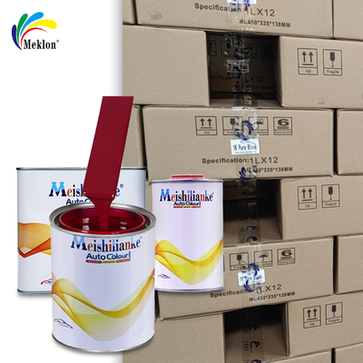 Высокозатратная, устойчивая к погодным условиям и высокой температуре красная краска для ремонта автомобилей