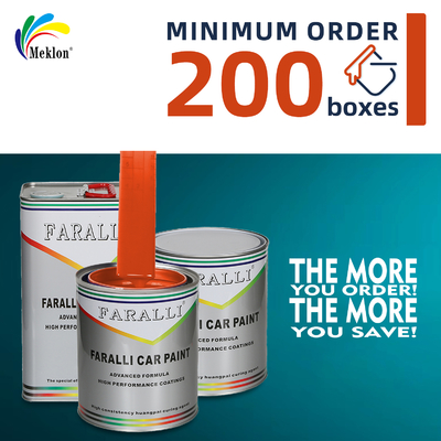 1K2K Эффективная и Быстросохнущая Оранжевая Автомобильная Краска-Спрей