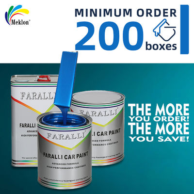 Высокоблекательная износостойкая и ультрафиолетоустойчивая голубая краска для ремонта автомобилей