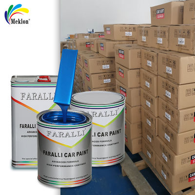 Высокоблекательная износостойкая и ультрафиолетоустойчивая голубая краска для ремонта автомобилей