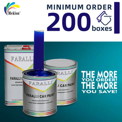 Быстрая сушка и эффективная голубая металлическая краска, которая соответствует оригинальному цвету фабрики для автомобильной распылительной краски