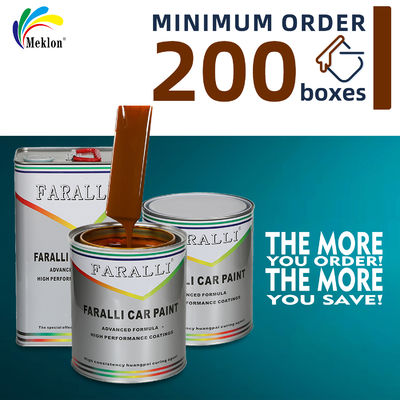 1K2K Экологически чистая коричневая автомобильная краска с устойчивостью к царапинам и высокой термостойкостью