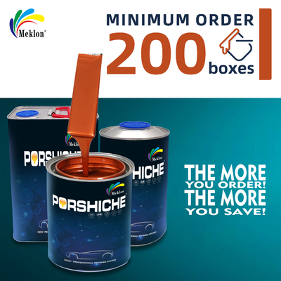 Высокоглянцевая, прочная и износостойкая металлическая оранжевая краска для ремонта автомобилей