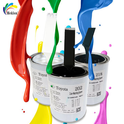 Высокоблекательная черная 1K ремонтная краска для металлических поверхностей