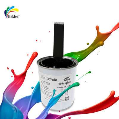 Высокоблекательная черная 1K ремонтная краска для металлических поверхностей