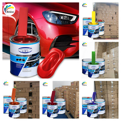 Высокоглянцевая OEM 1K Красная перламутровая акриловая ремонтная краска, подходящая для Mercedes Benz