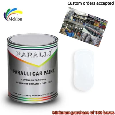 Горячая продажа акриловая автомобильная краска Жидкие автомобильные краски Керамическое покрытие Чистая белая автомобильная краска