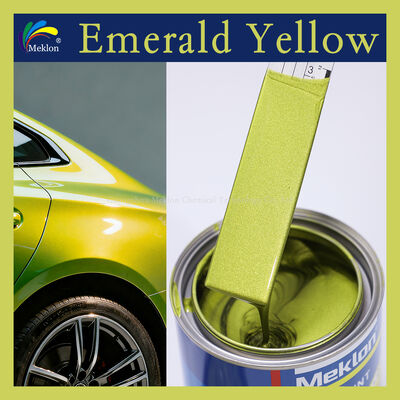 Meklon Emerald Yellow Refinish Acrylic Liquid Coating Car Paint для распыливания и ремонта автомобилей