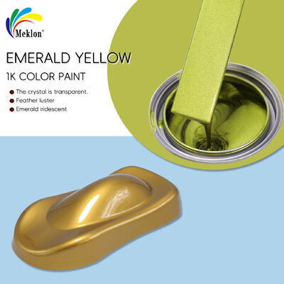 Meklon Emerald Yellow Refinish Acrylic Liquid Coating Car Paint для распыливания и ремонта автомобилей