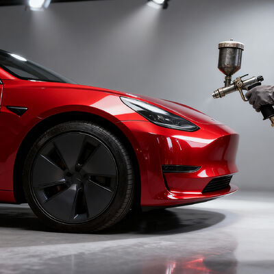 Meklon ярко-красный жемчуг высокохрома устойчивый к царапинам Доработать автомобильную краску для ремонта автомобилей