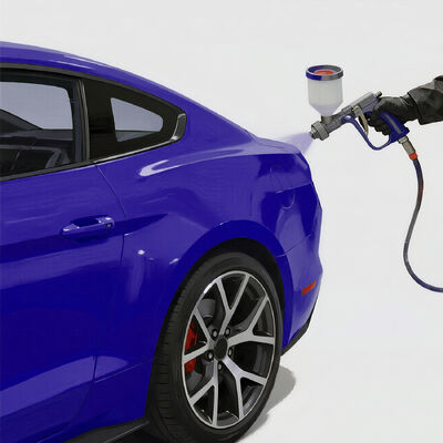 Meklon MK-208 2K Синий, устойчивый к царапинам, с низким уровнем выбросов ОСО, доработает краску для автомобилей для ремонта автомобилей