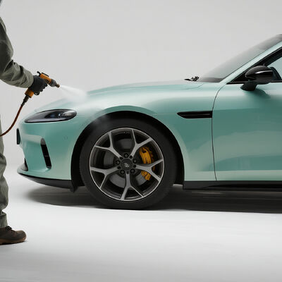 Акриловая смола зеленая жемчужная устойчивая к царапинам Низкая концентрация ВОК Окончательная автомобильная краска для ремонта автомобилей