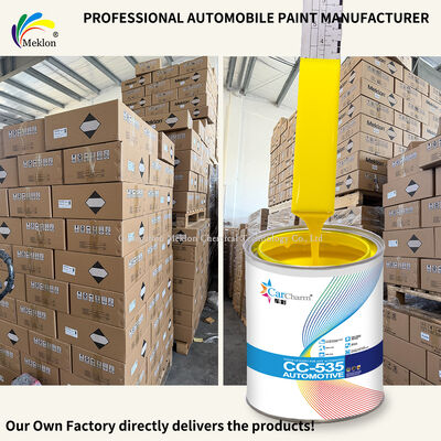 2K Лимонно-желтая акриловая краска для автомобилей, покрытие для ремонта автомобилей и краска для промышленного использования, ремонт и реставрация автомобилей