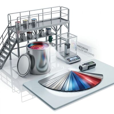Фабрика прямых продаж автомобильной краски с цветовой системой