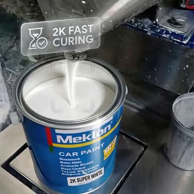 L-688 2K Super White Acrylic Automotive Paint High Gloss Coating for Car Body Refinishing Repair