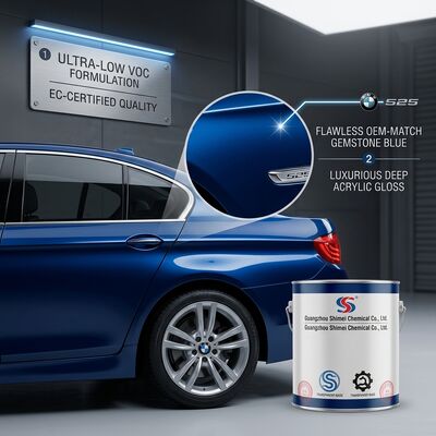 Gemstone Blue Refinish Car Paint Glossy Finish 1L Для BMW 525 2015+ 467
