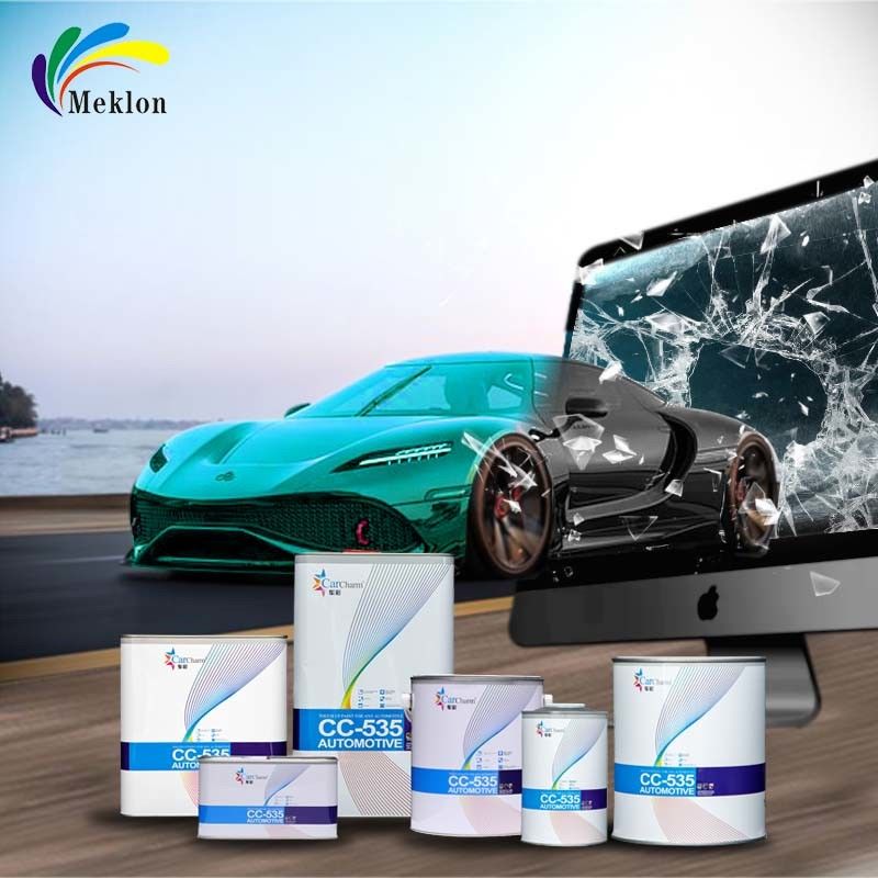 Готовая смешанная автомобильная краска для Audi LX5D Glacier Blue с соответствующим цветом пальто