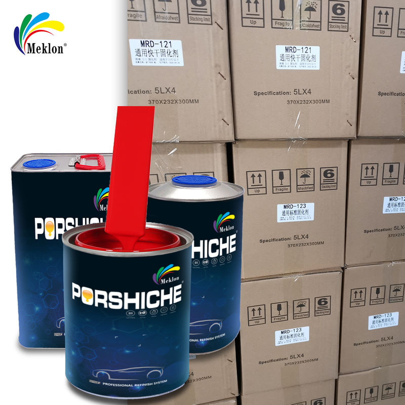 ISO MSDS Автомобильная краска для верхнего слоя, без запаха, красно-оранжевый цвет, экологически чистая автомобильная краска