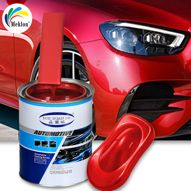 1K Red Car Refinish Paint Независимые исследовательские и производственные команды с диаграммами мастербач и цветовыми картами