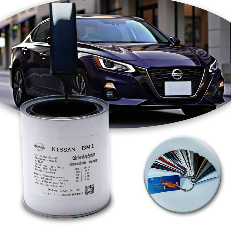 Nissan BM1 1K Blue Pearl Car Paint Factory Direct Wholesale с экологически чистой формулой