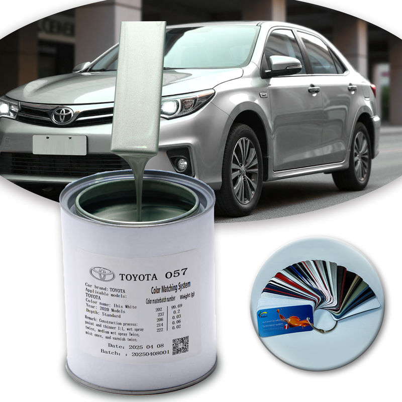 Toyota 057 1k White Pearl Acrylic Car Paint Factory Direct Supply With Fast-Dry Eco-Friendly Waterborne Formula