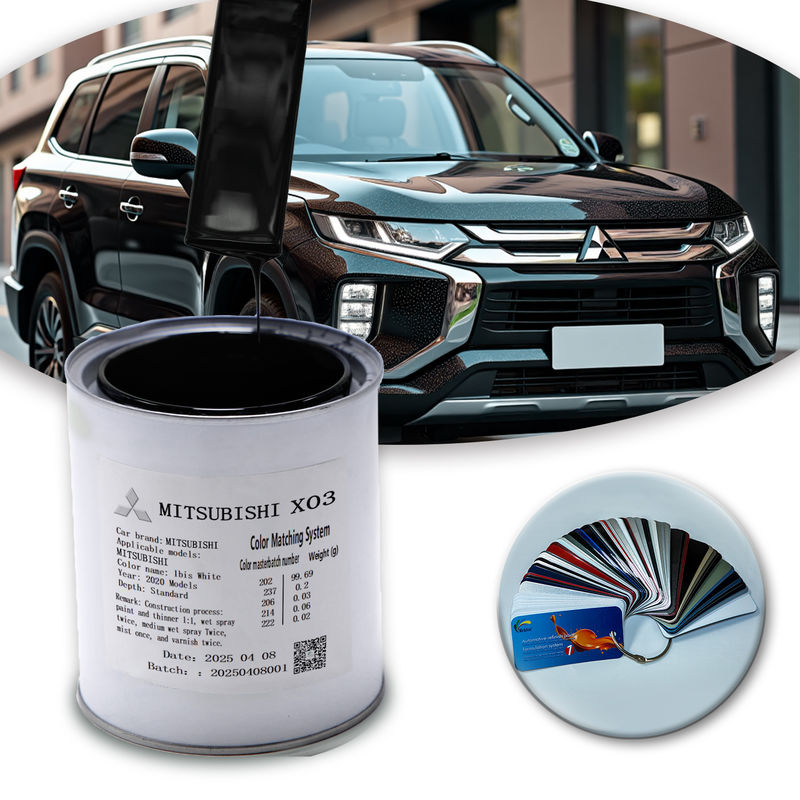 Индивидуальная перекраска автомобильной краски MITSUBISHI X03 1K Black Pearl Акриловая краска для экстремальных погодных условий и сложных дорожных условий