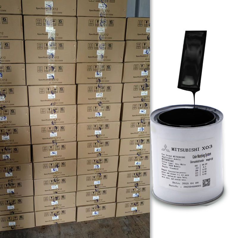 MK105 Настраиваемая краска для автомобиля Midnight Obsidian OEM Ultra Black