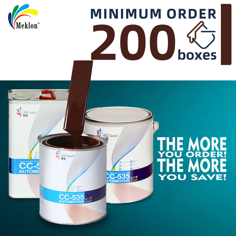 Экологически чистый, с низким содержанием ВОК, коричневая автомобильная краска с высоким блеском и устойчивостью к УФ